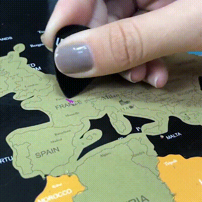 unlocked brasil - mapa mundi de raspar